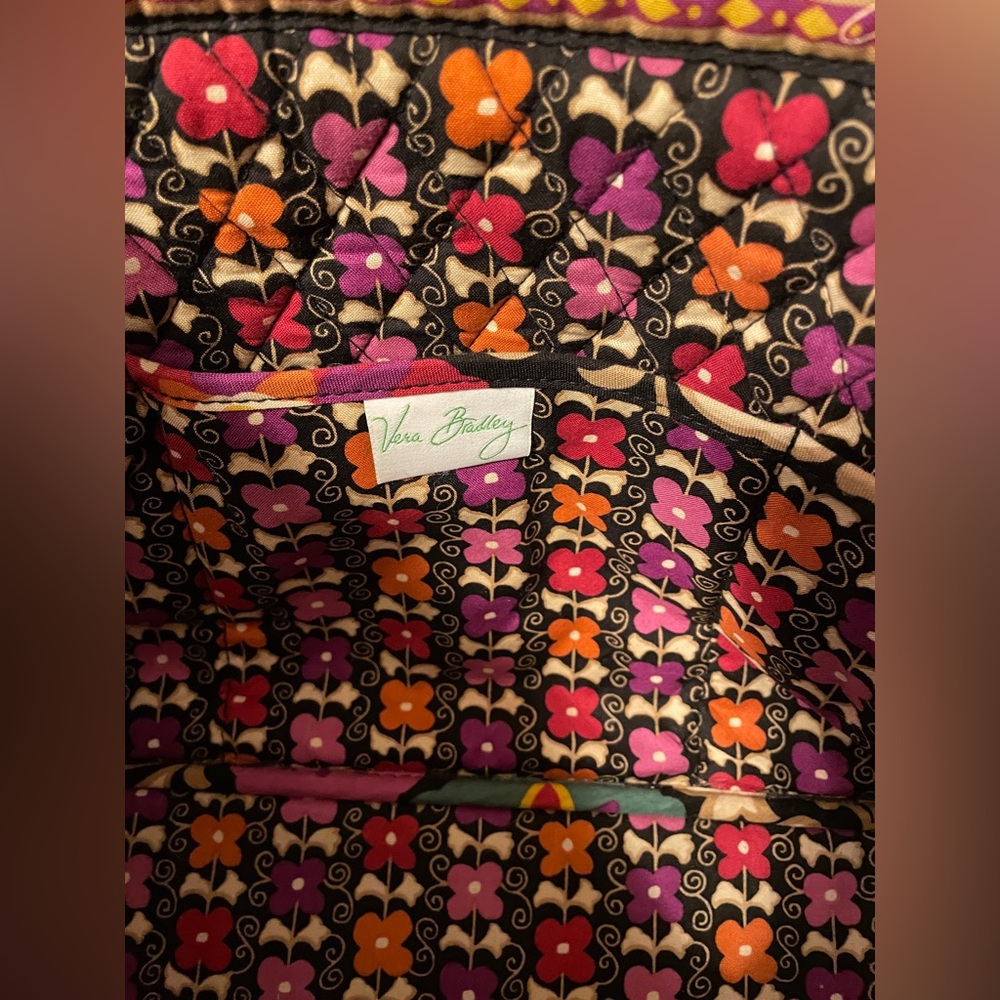 Retired Vera Bradley Suzani Floral Print Quilted Tote Bag - Picture 6 of 10